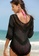 LYCKA black LTH4016-European Style Beach Casual Top-Black C401FUS46AA501GS_3
