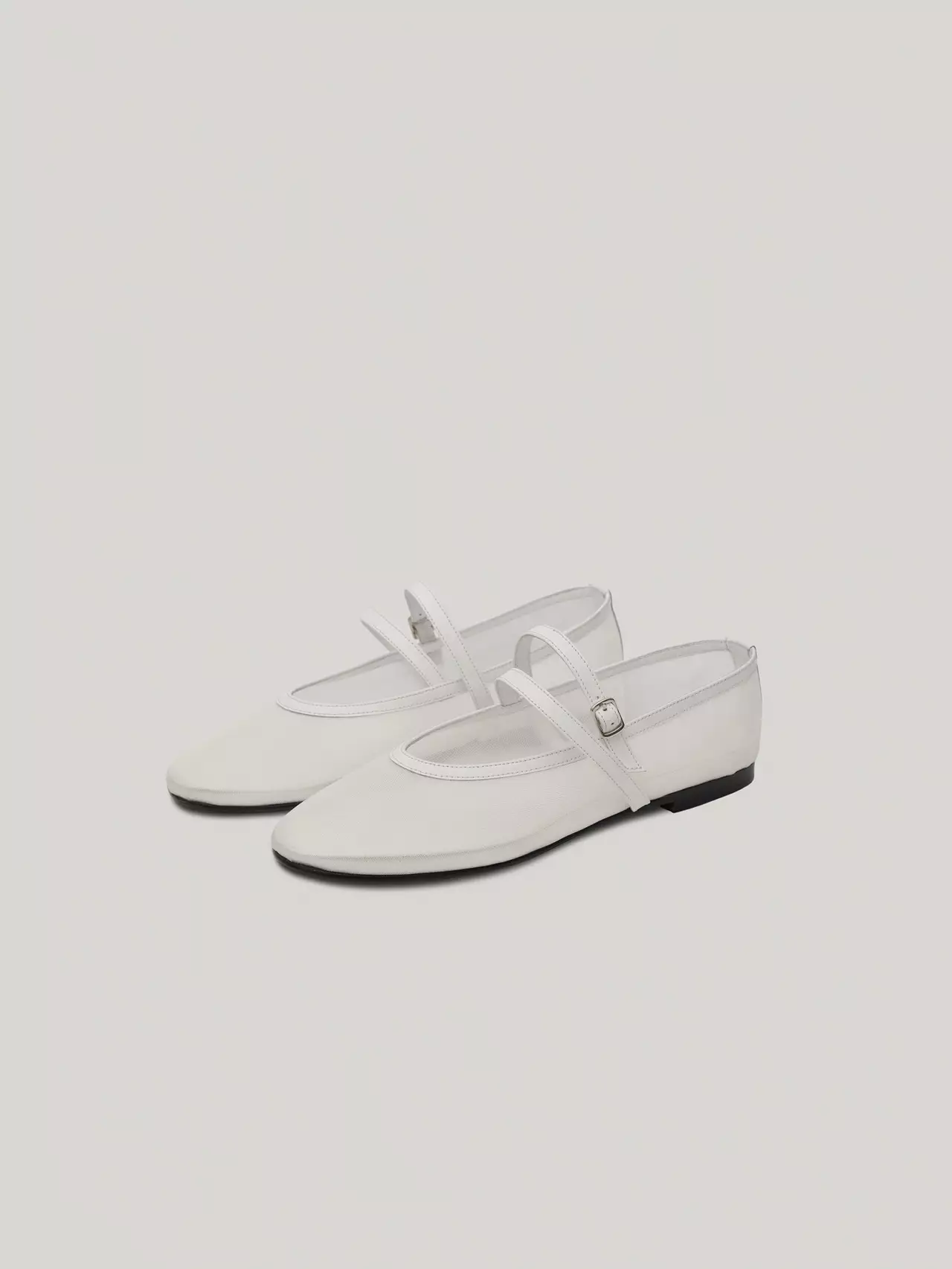DOUBLE STRAP MESH FLAT mesh white