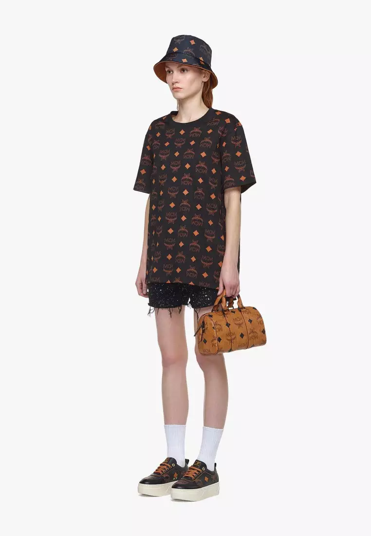 Buy MCM Aren Boston Bag in Maxi Visetos 2024 Online ZALORA Singapore