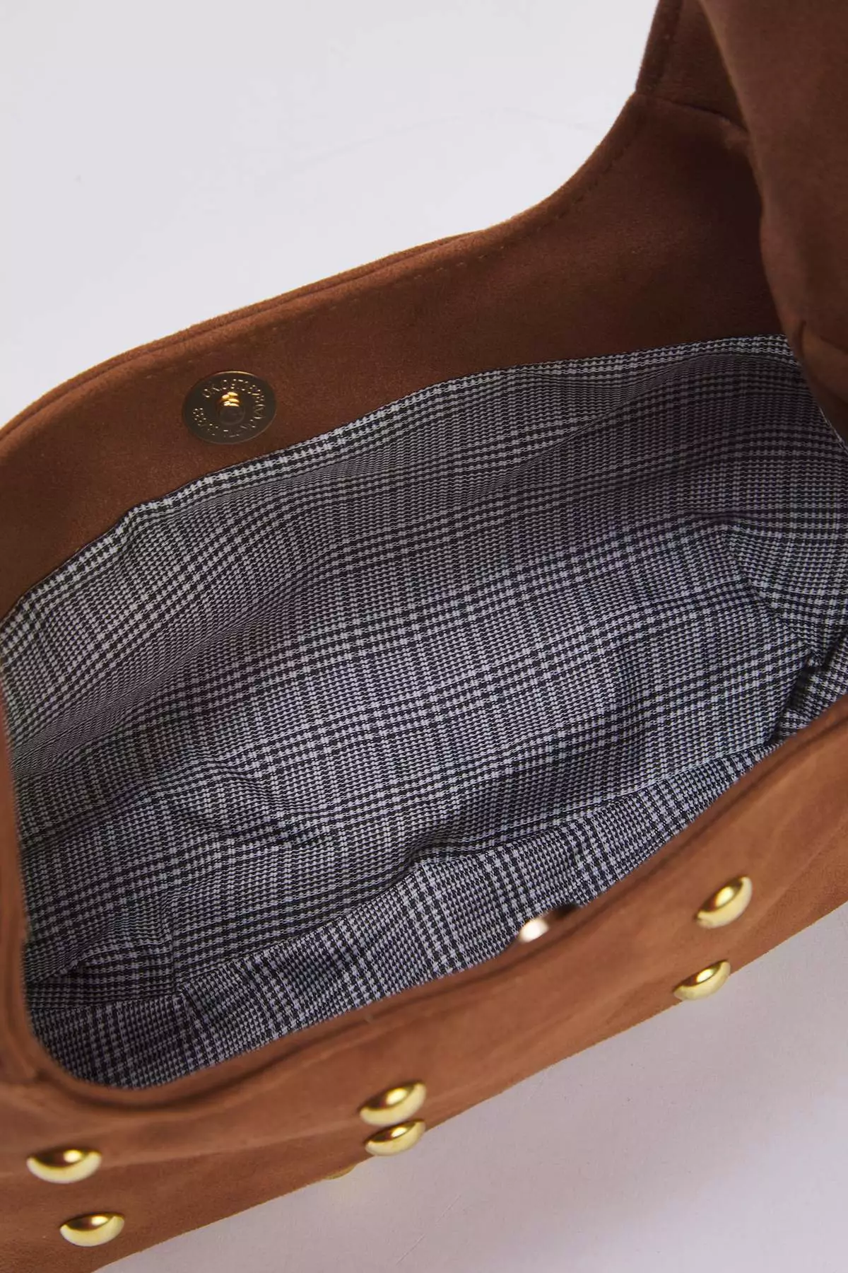 Tan Suede Bag Takss25Oc00059