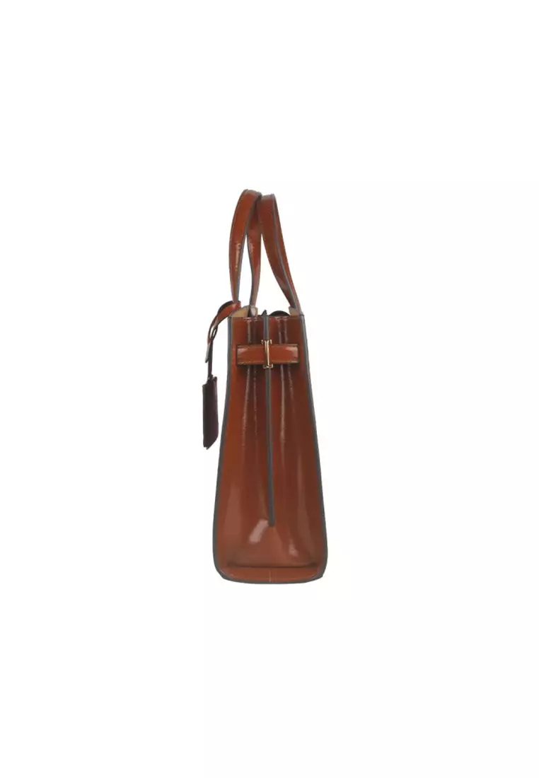 Robinson SPAZZOLATO Women's Shoulder Bag in Dark Ochre 166201