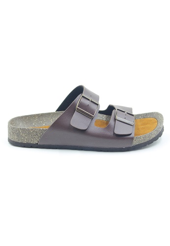 SoleSimple brown Athens - Brown Sandals & Flip Flops & Slipper 75374SH0D8986EGS_1