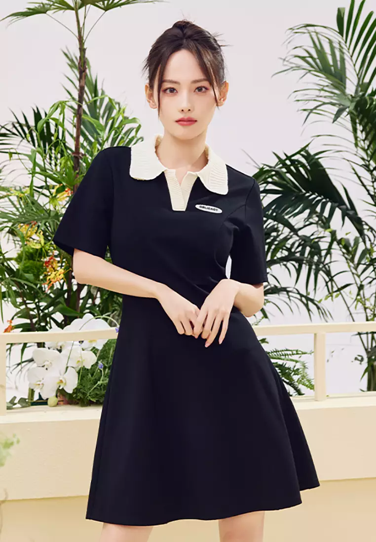 Buy Hopeshow Classic Polo T-Shirt Dress 2026 Online | ZALORA