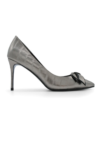 Gripz silver Ciara Pointed Toe Stiletto Heels GR357SH76BSPSG_1