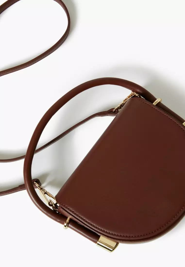 Buy FOREVER 21 Faux Leather Crescent Crossbody Bag 2024 Online | ZALORA ...