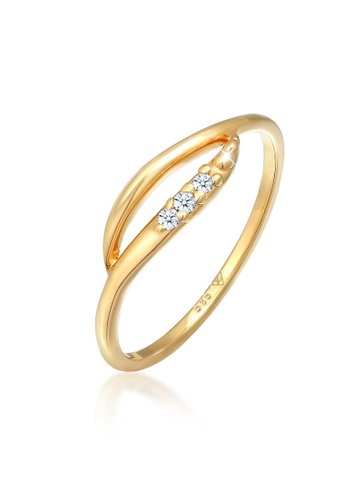 Elli Jewelry gold Ring Engagement Set Diamond 585 Yellow Gold FAE38AC59BAD9EGS_1