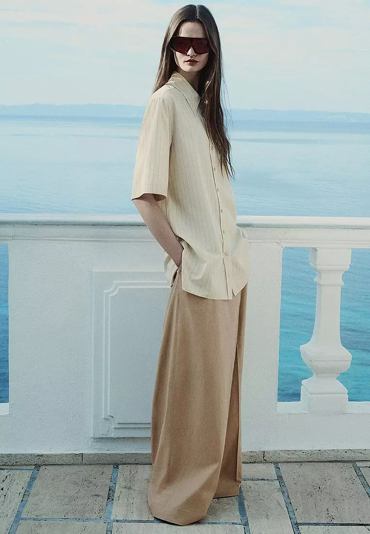 COS Short-Sleeved Tunic Shirt 2025 | Buy COS Online | ZALORA