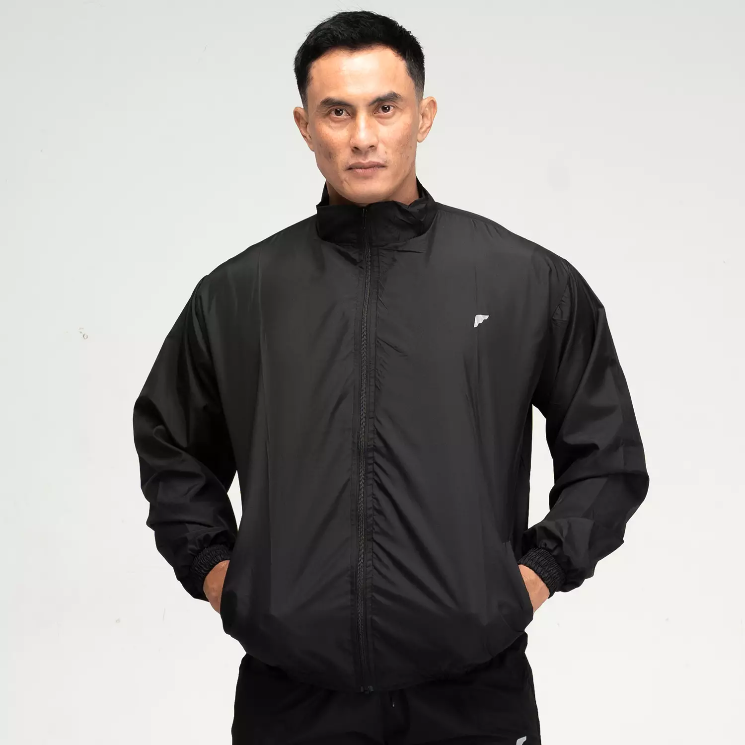 Windbreaker Sports Jacket Black