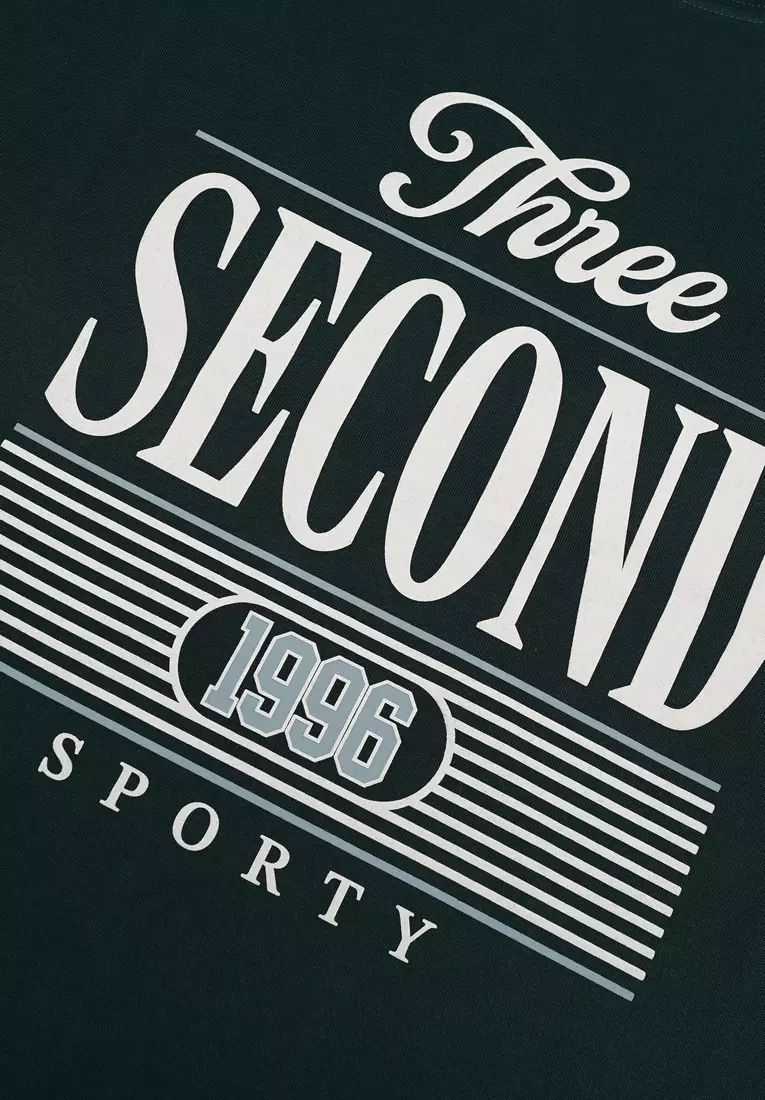 3Second Men's T-Shirt Short Sleeve Regular Fit Cotton Sporty Fresh C090325