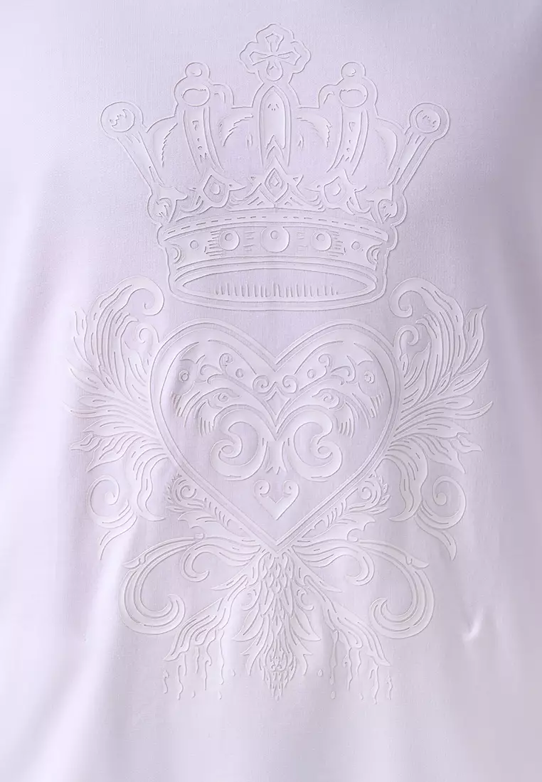 MANZONE X Merry Riana - Hoodie Lengan Panjang Pria Achievement - White Warna White