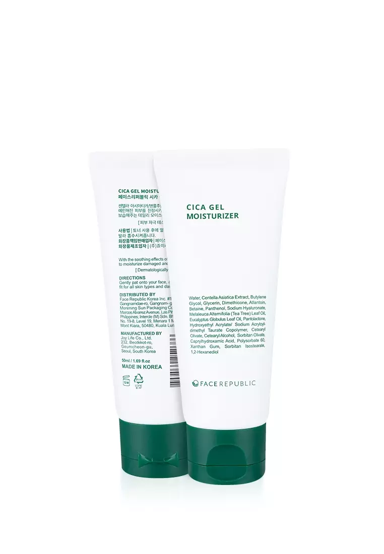 Buy Face Republic CICA Gel Moisturizer 50ml 2024 Online ZALORA