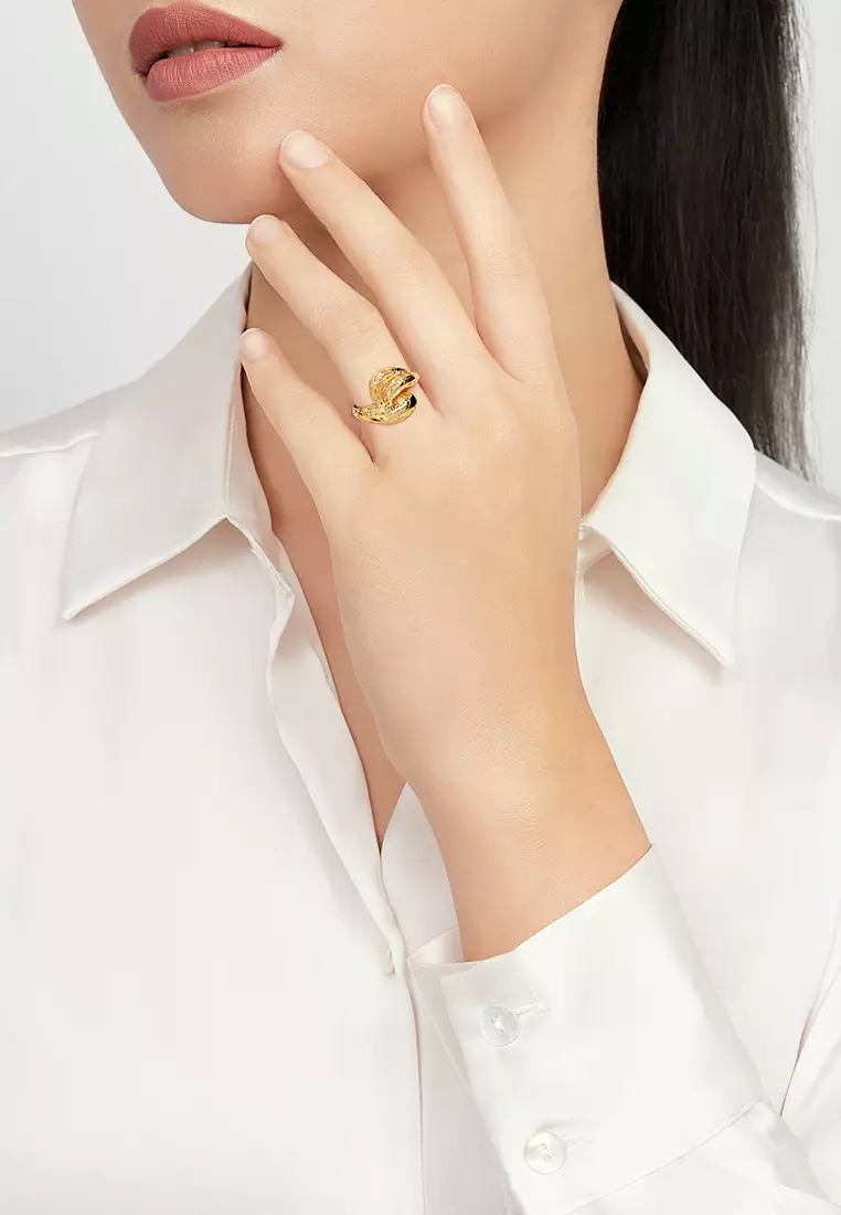 HABIB Oro Italia 916 Yellow Gold Ring GR50440623