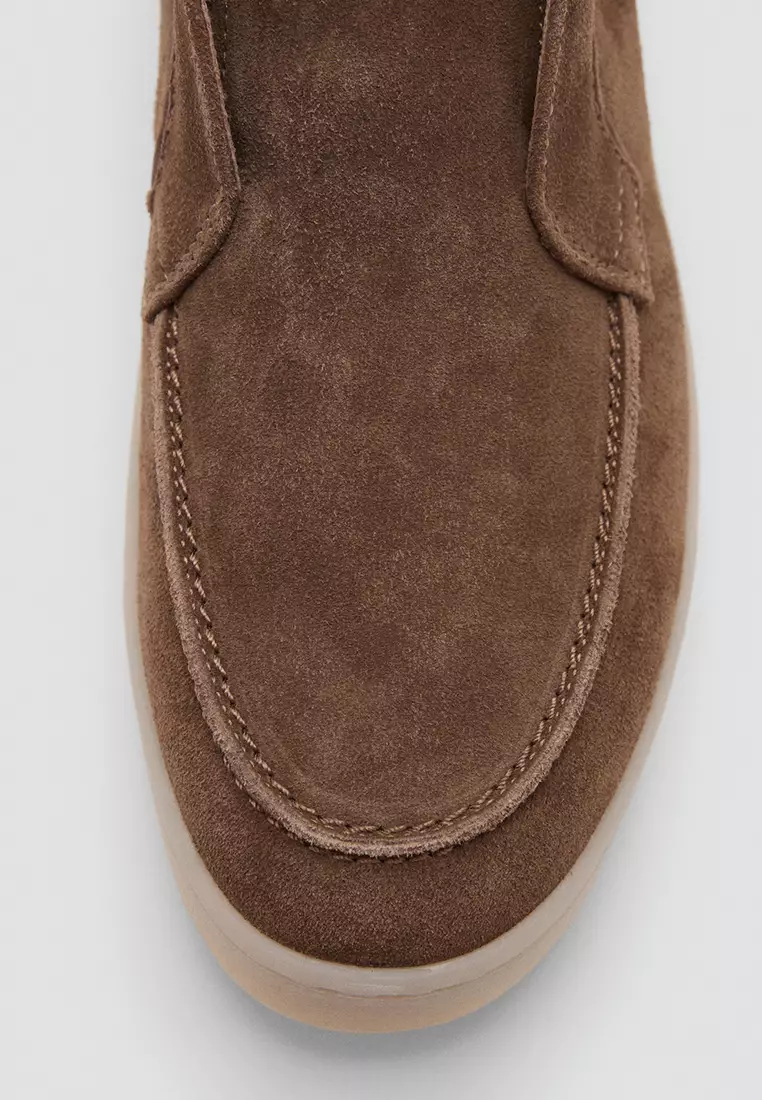 Suede Leather Ankle Boots