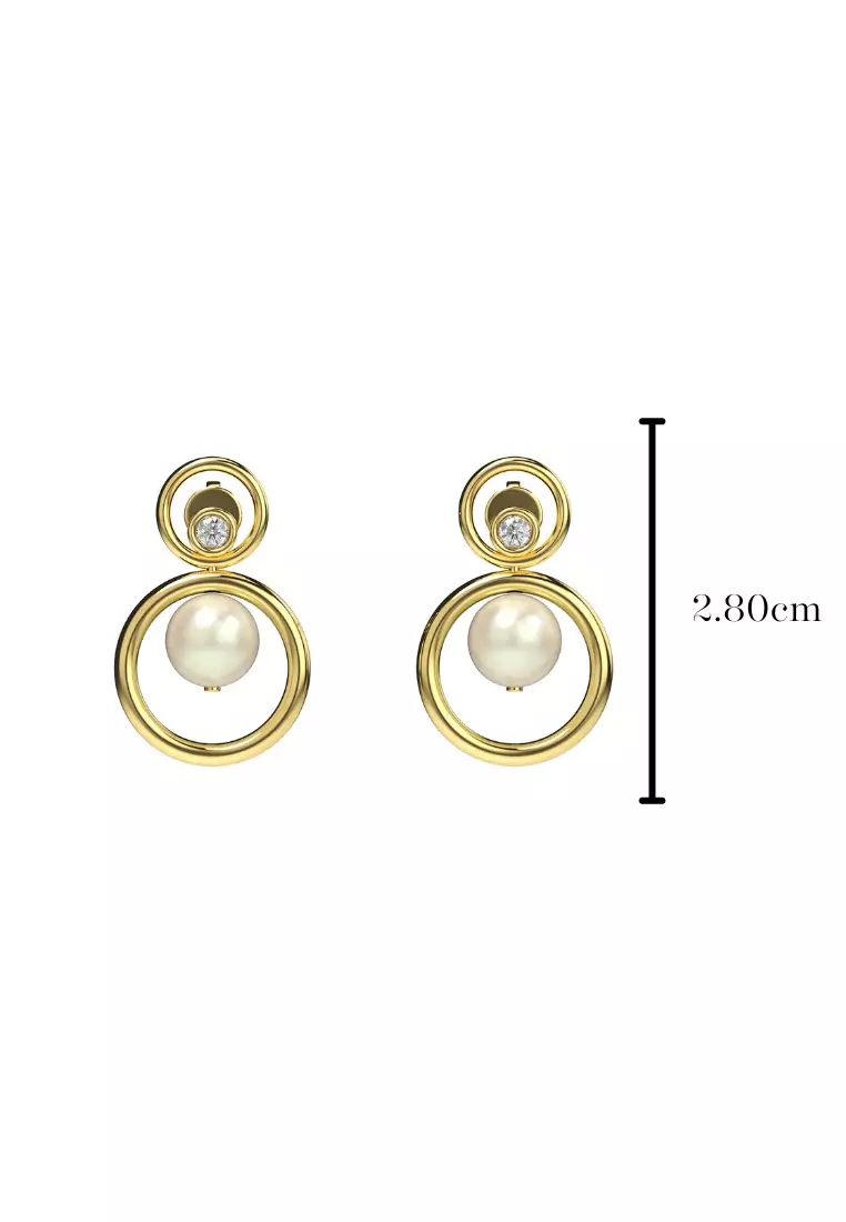 Japanese akoya cheap pearl earrings