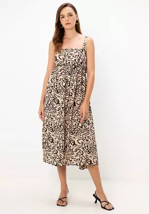 white christmas dresses Women's The Felicity Red Cotton Maxi Dress | Size: L