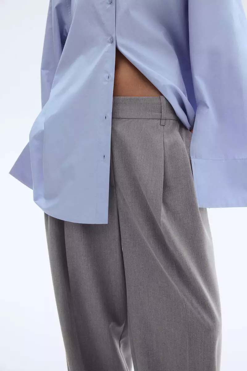 Wide tailored trousers