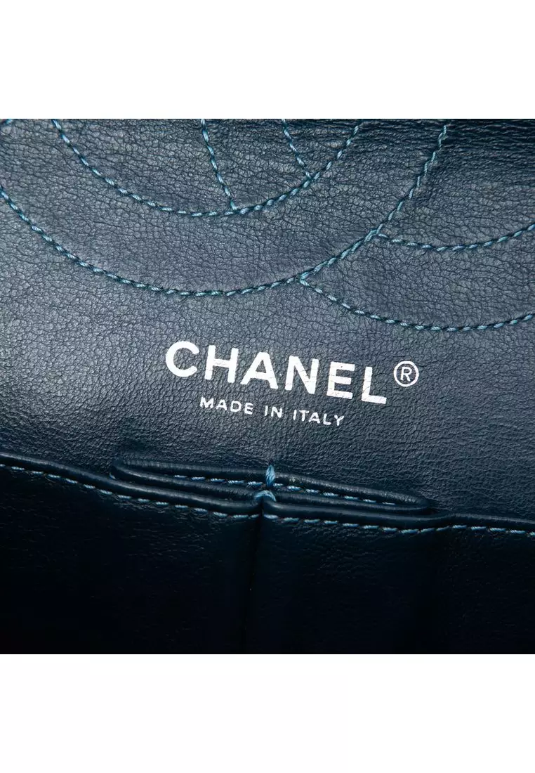 Pre-Loved Chanel Quilted Patent Reissue 2.55 Double Flap 226
