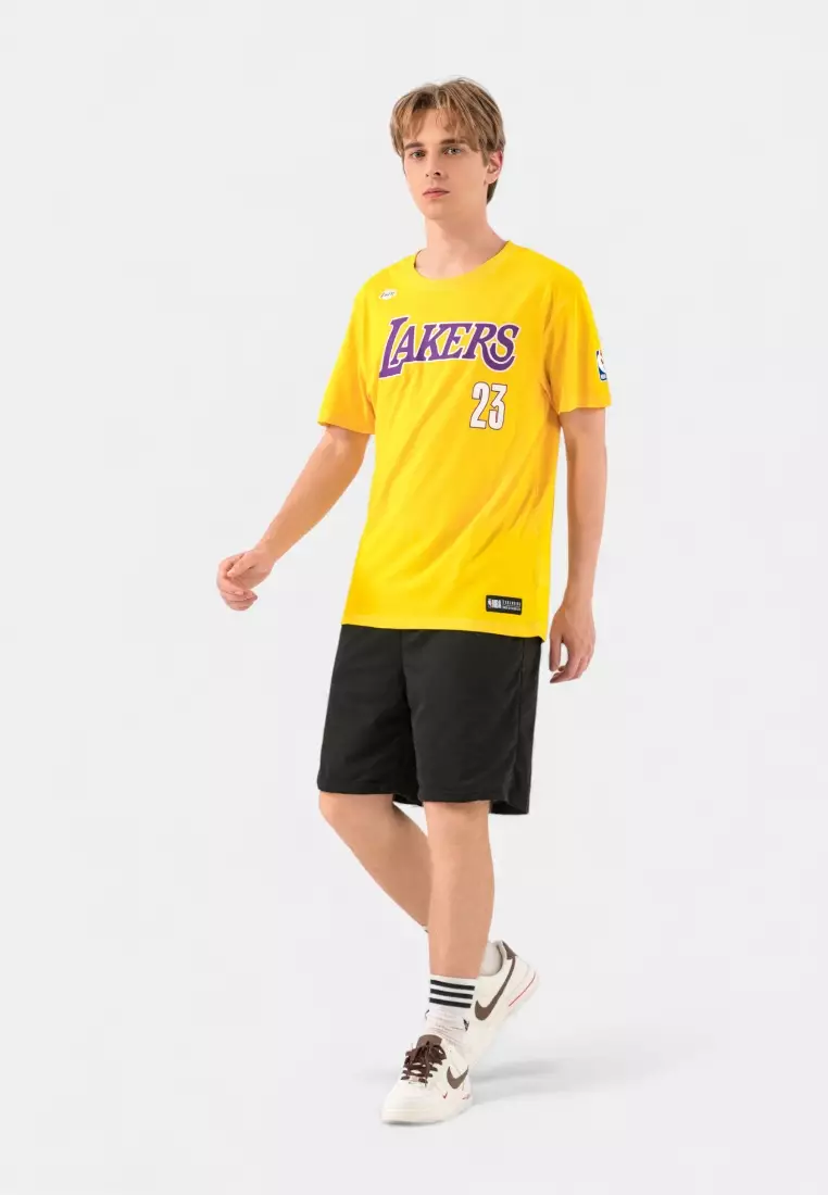Player Number Core Los Angeles Lakers Mens T-Shirt