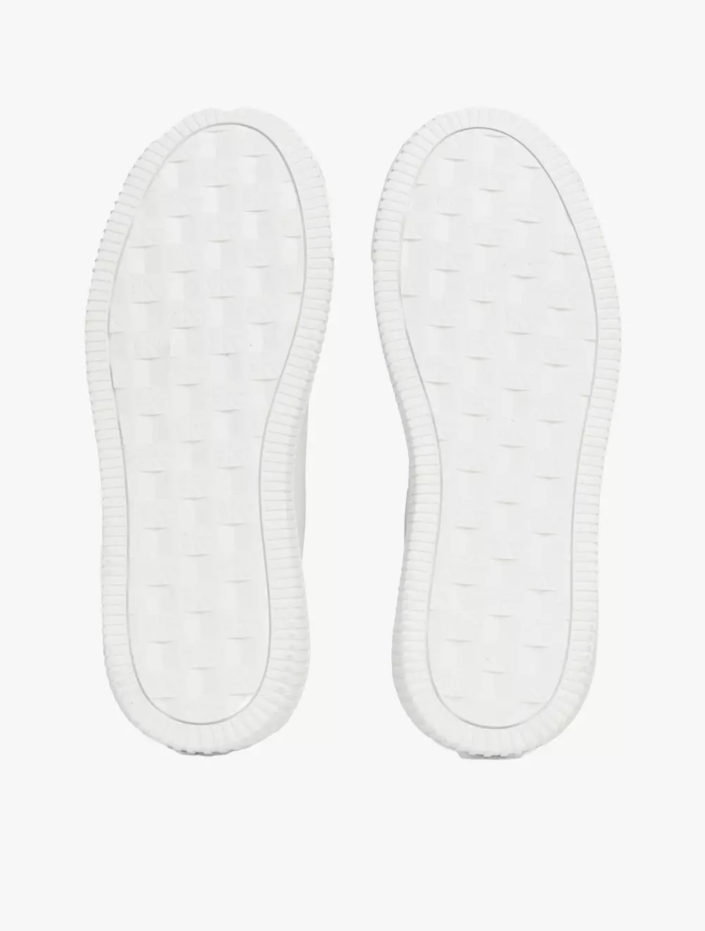 CALVIN KLEIN JEANS FOOTWEAR - CHUNKY CUPSOLE LOW LEATHER TRAINER - White - white