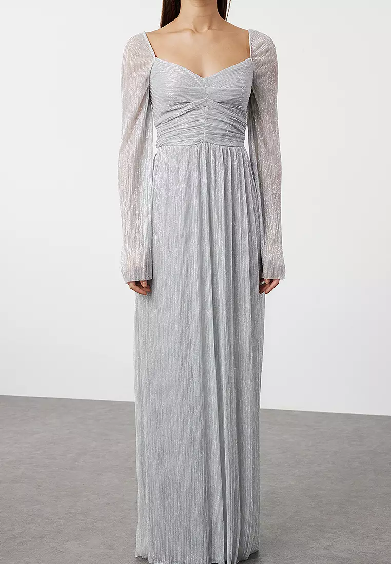 Straight Maxi Long Slim Dress