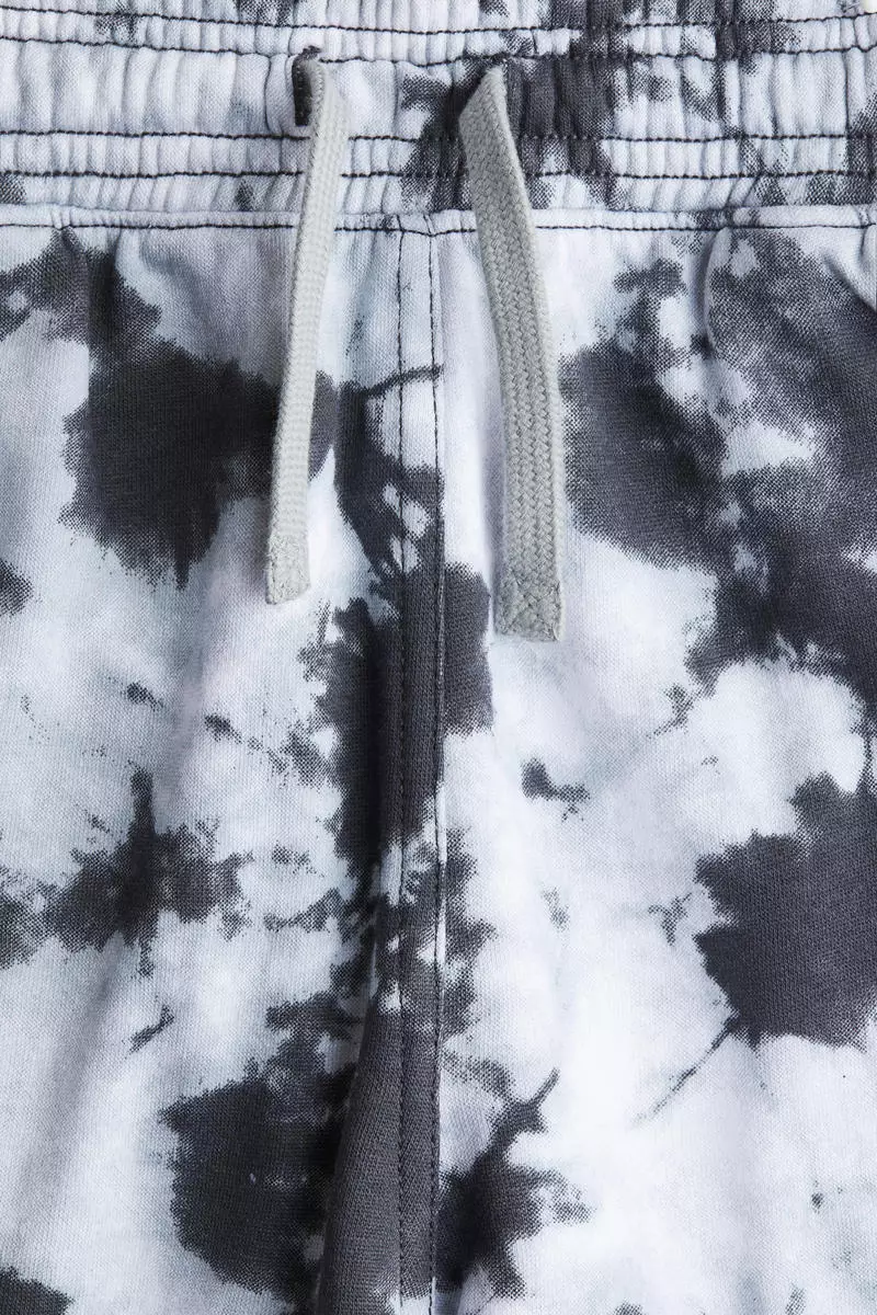 Printed sweatshirt shorts