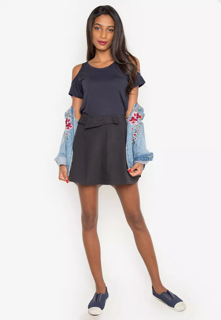 Buy NEXT Skater Skirt With Bow 2023 Online ZALORA Philippines