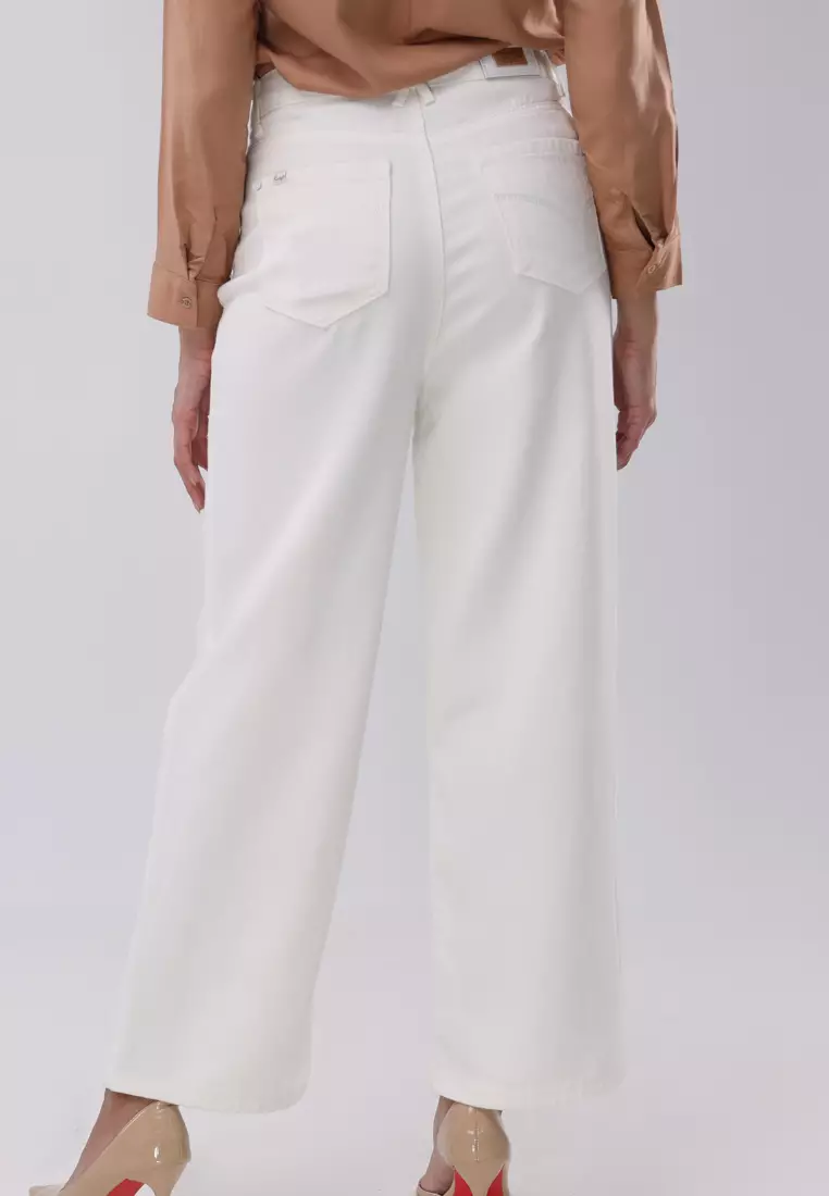 Denim Wide Leg Pants