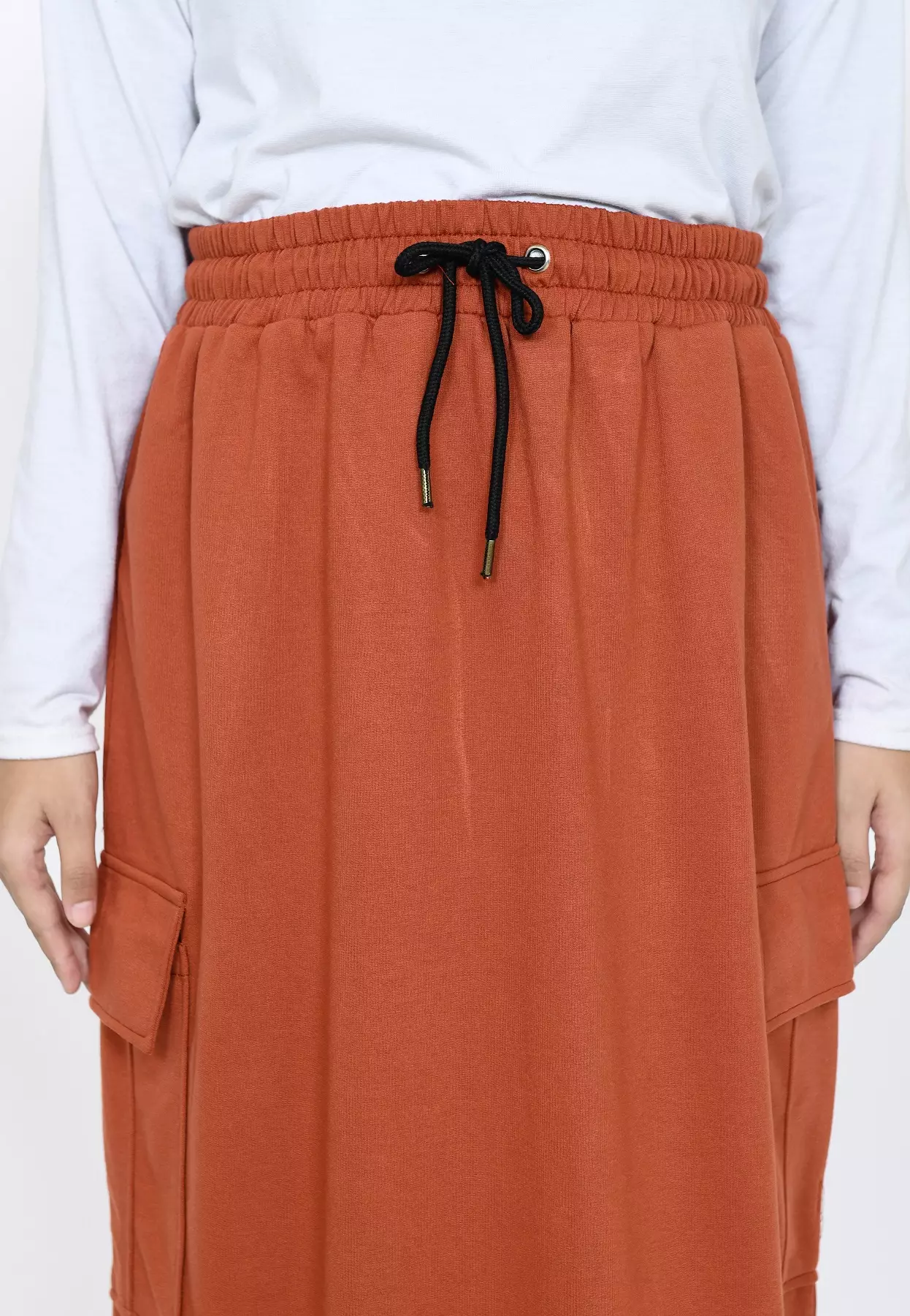 BUNDLE HEMAT 2 PCS Talis Cargo Skirt TERACOTA - ABUMUDA