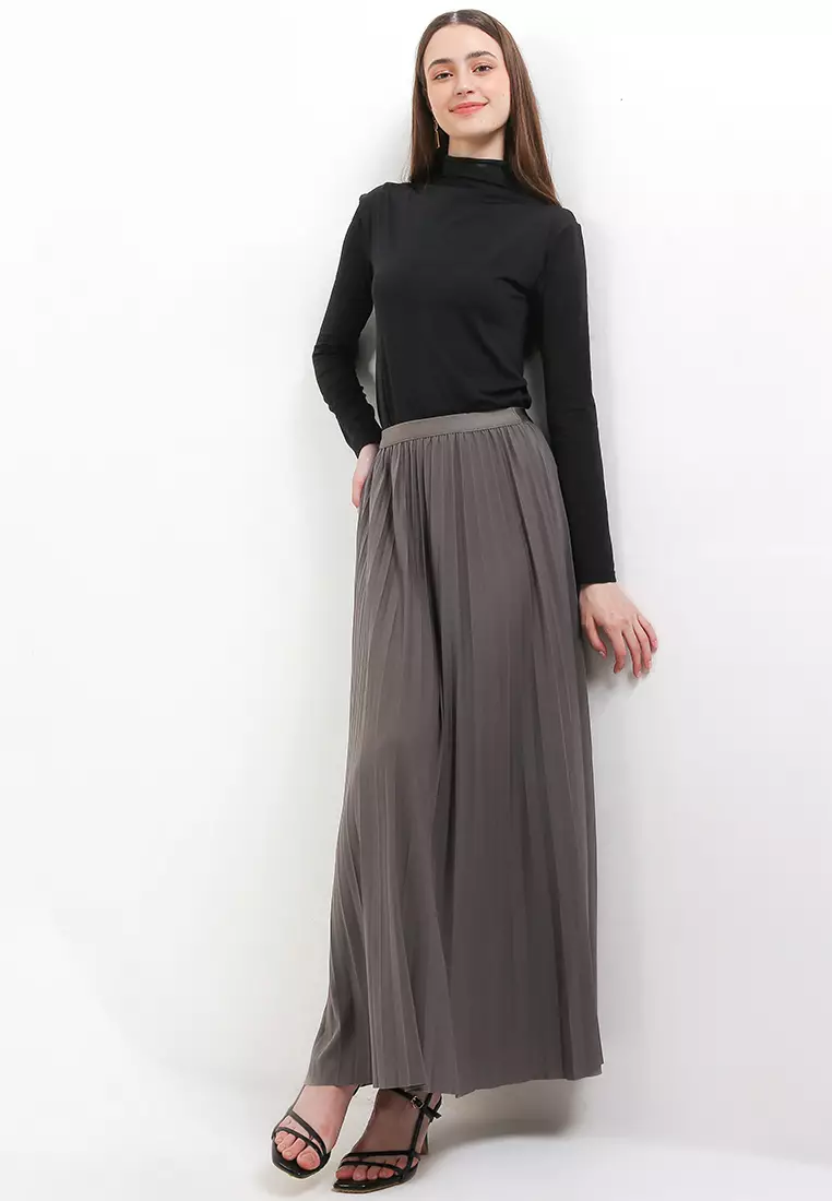 Maxi Pleats Skirt