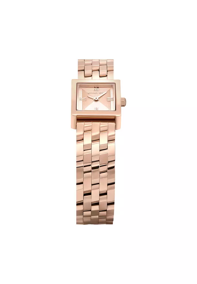 Georgie Rose Gold Stainless Steel Watch Mk4932