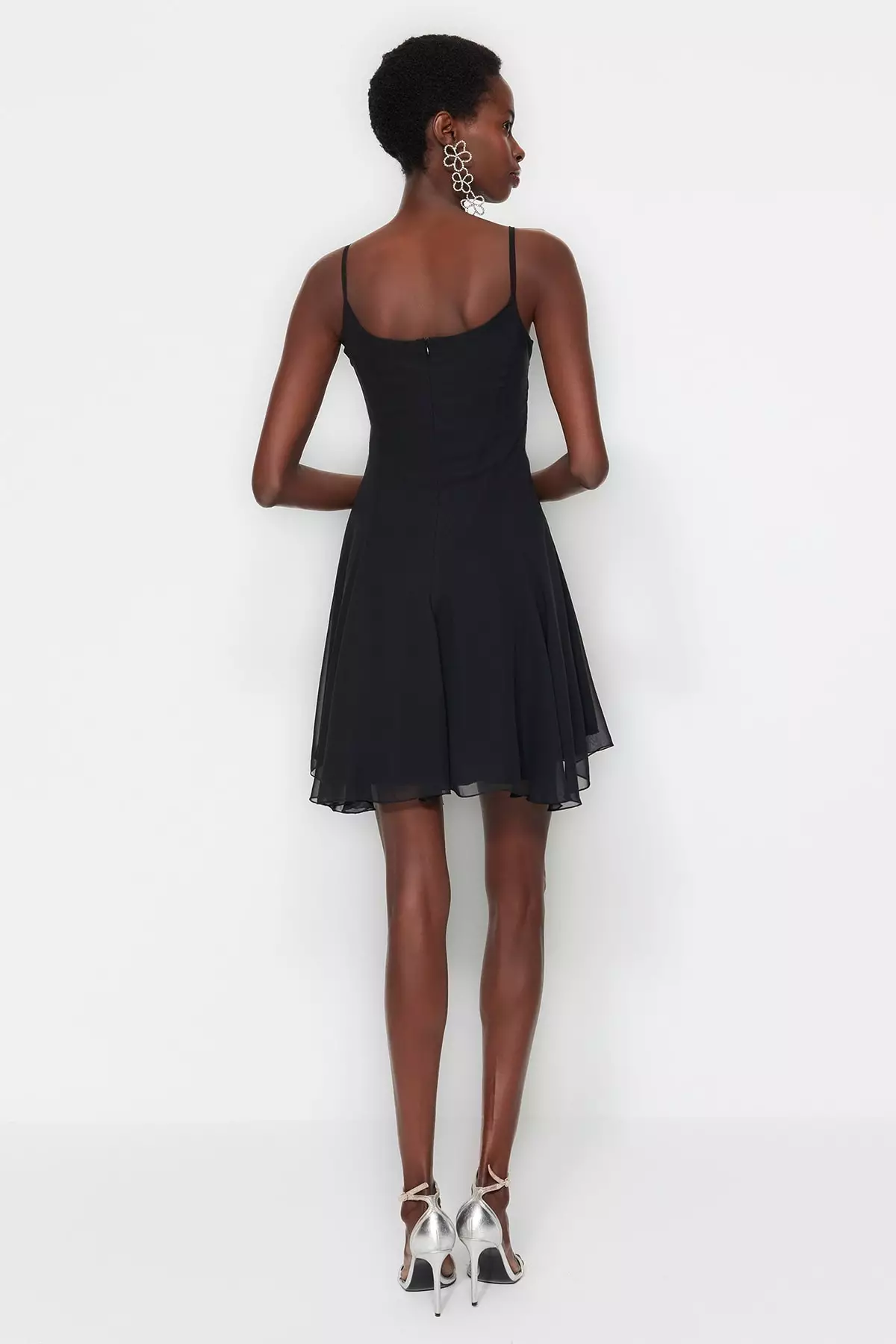 Slim Strap Mini Dress