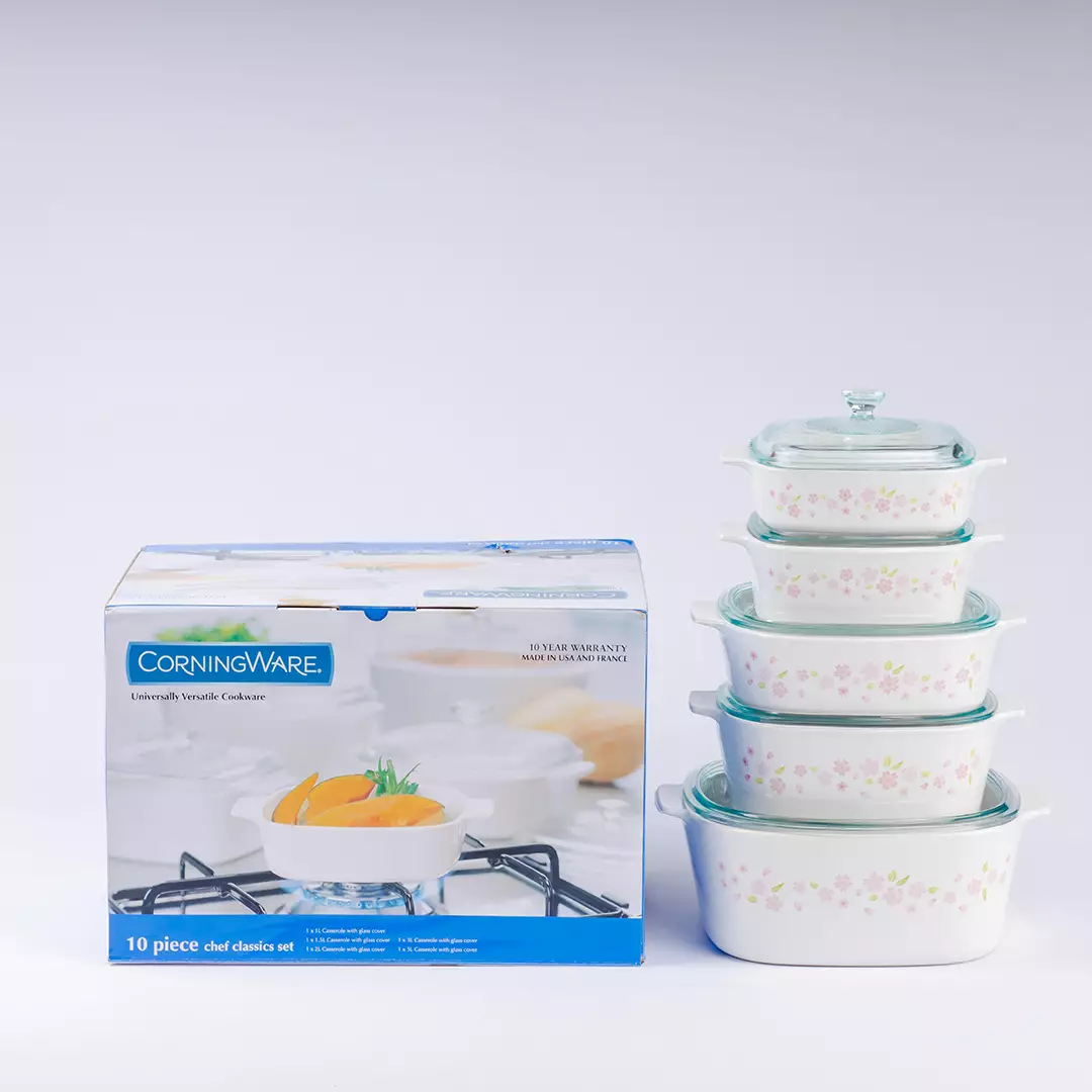 10 piece corningware set hotsell