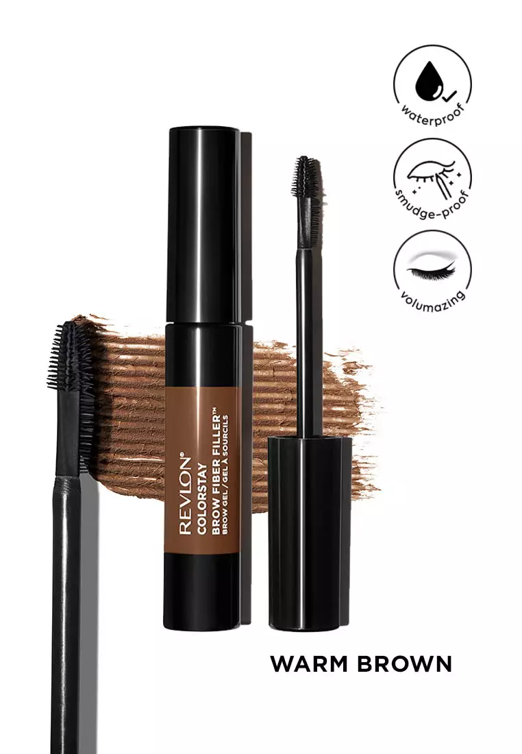 Discount on Revlon  shoes - SKU: Colorstay Brow Fiber Filler Brow Gel (Warm Brown)