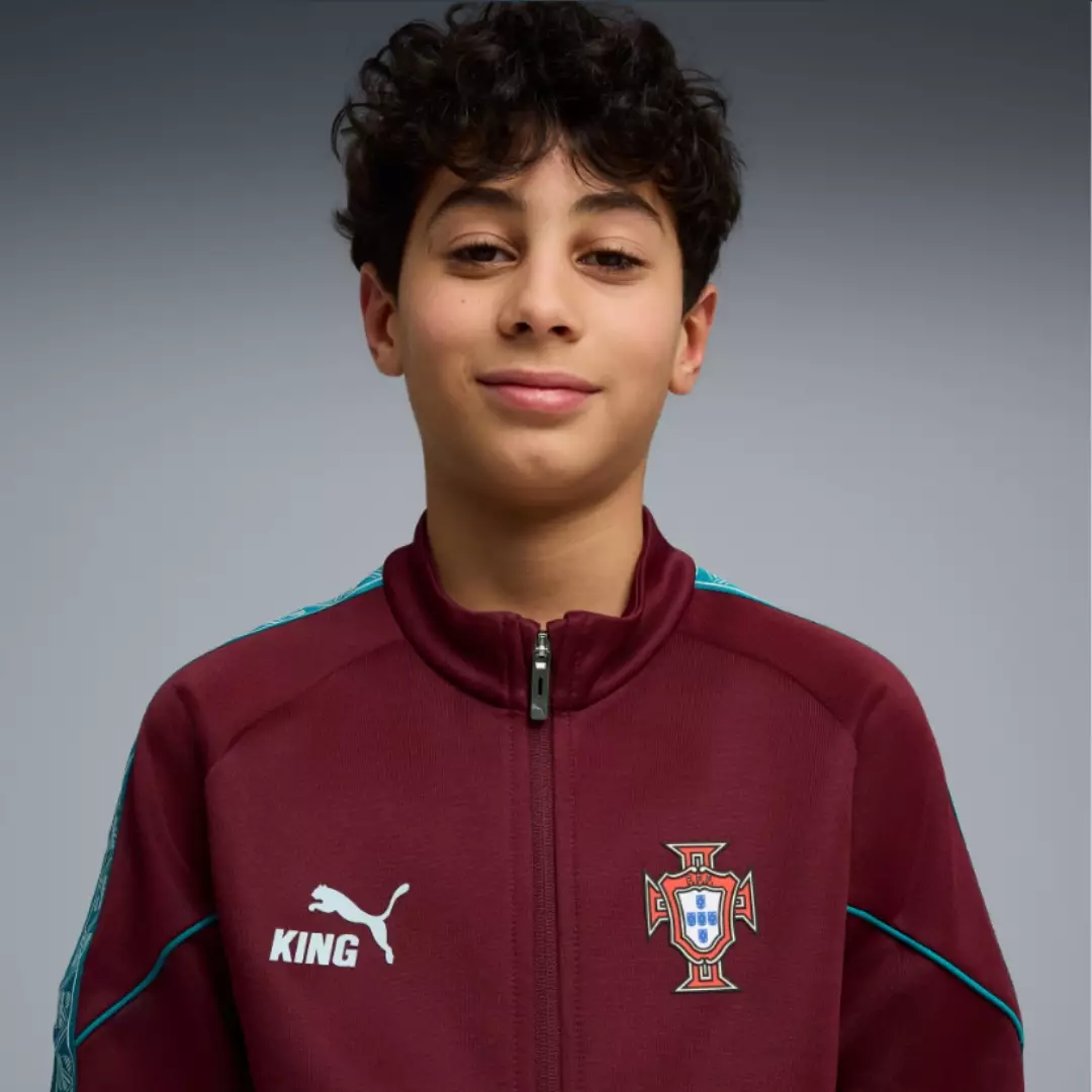 PUMA Portugal FPF KING Anthem Jacket Jr 78483524 - Jaket Anak (Merah)