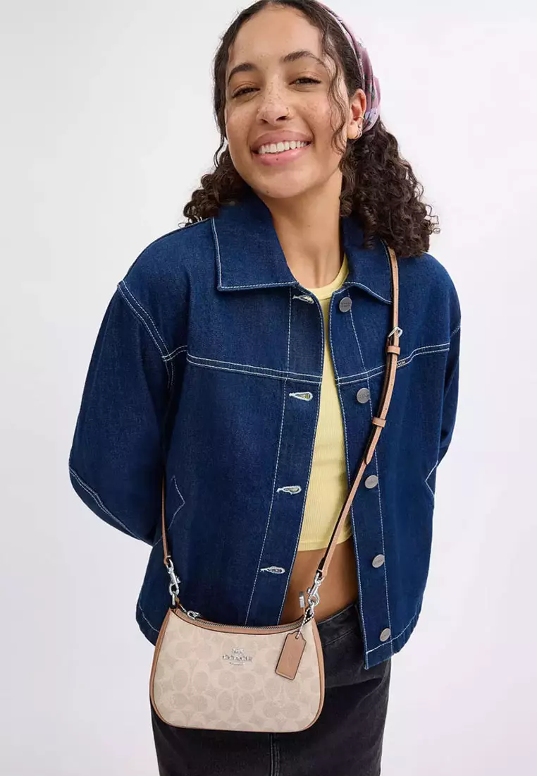 Teri Mini Crossbody Bag In Signature Canvas