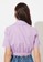 Trendyol purple Elastic Waist Crop Shirt 37126AA2BA7111GS_2