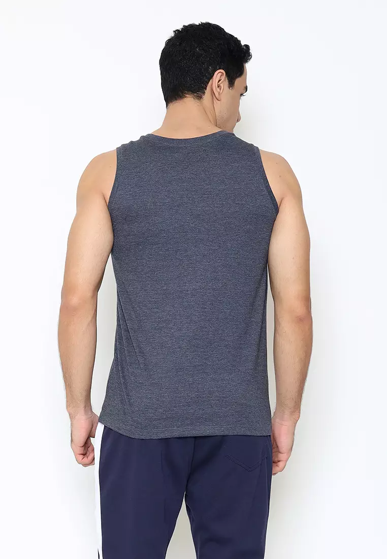 Fitwear - Muscle Tee Pria Grifton Plain - Navy