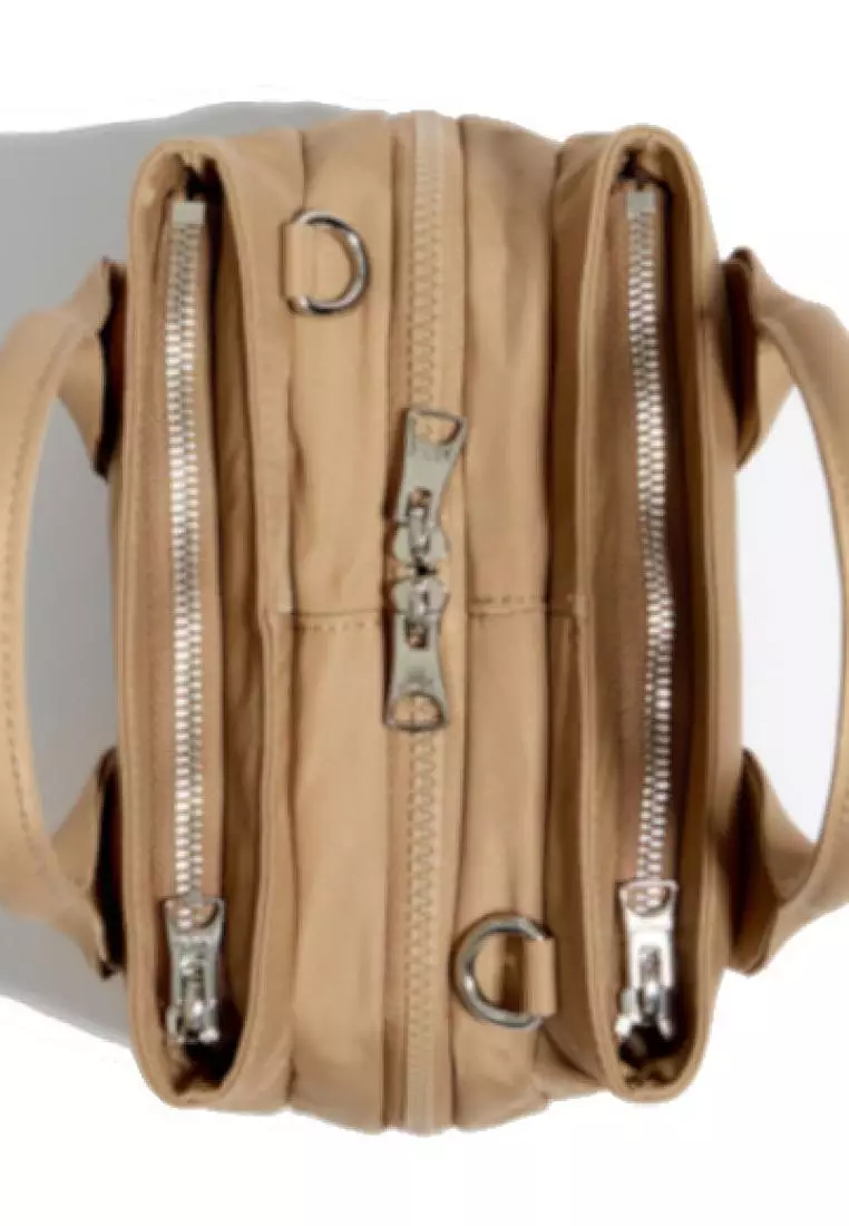 Bimba Y Lola XS Tan Nylon Tote Bag