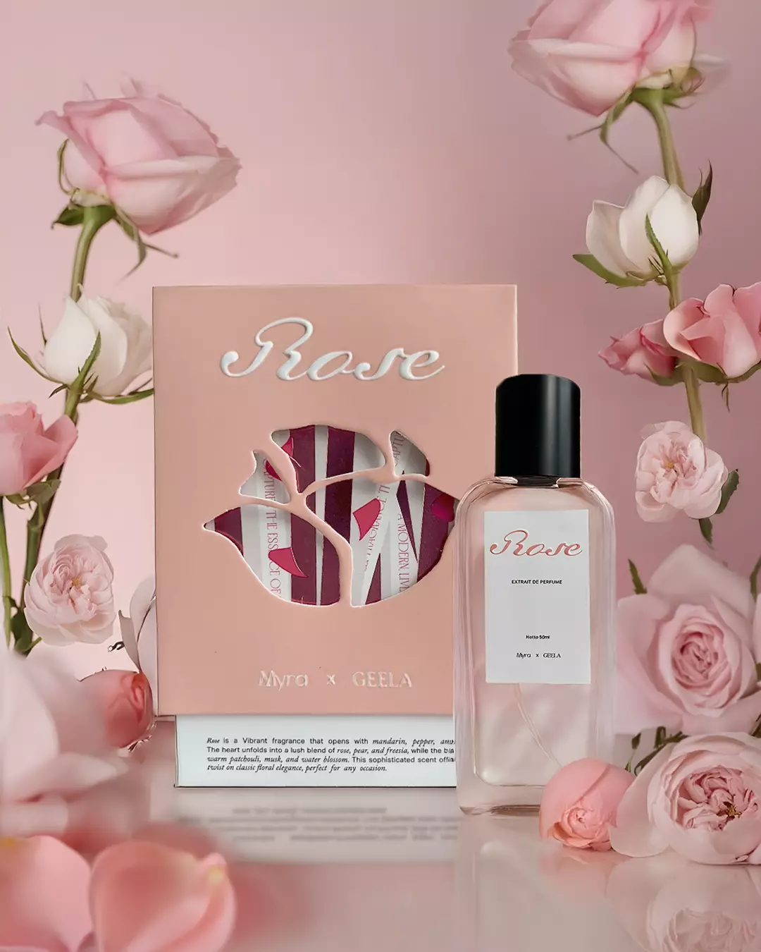 Geela X Myra Rose Extrait de Parfum | Parfum Wanita