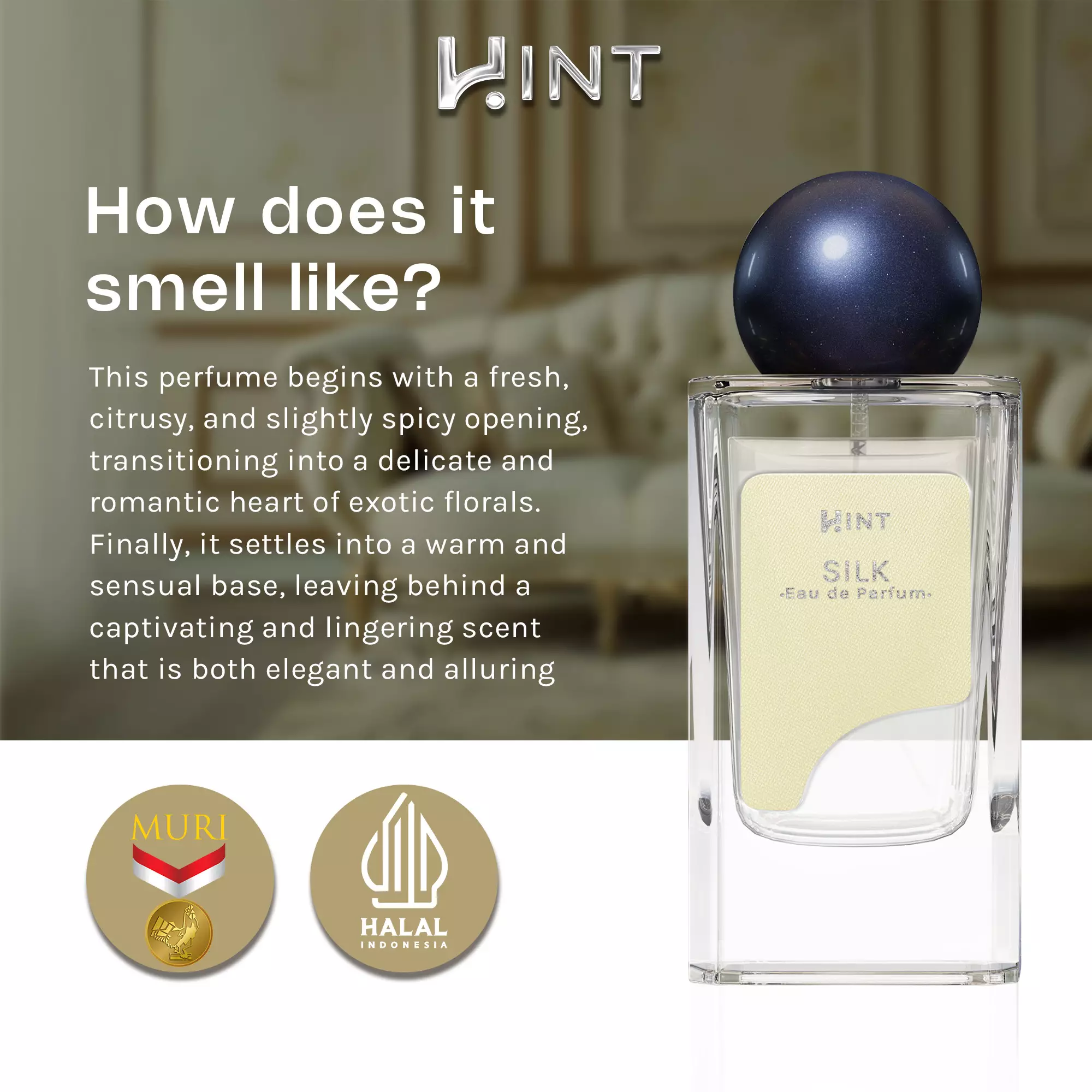 Jual Hint New Launch Hint Silk Eau De Parfum Original Zalora