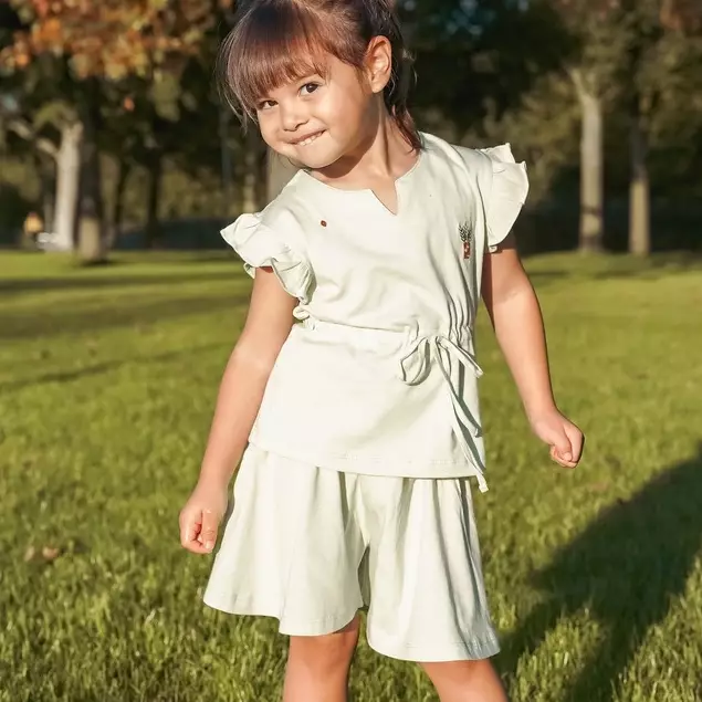 Mooi Celana Pendek Anak Perempuan Ami Cullotes Pants - Tea Green