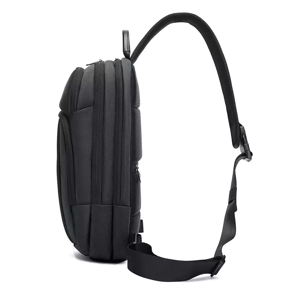 Bange BG7795 Tas Selempang Sling Bag Pria - BLACK