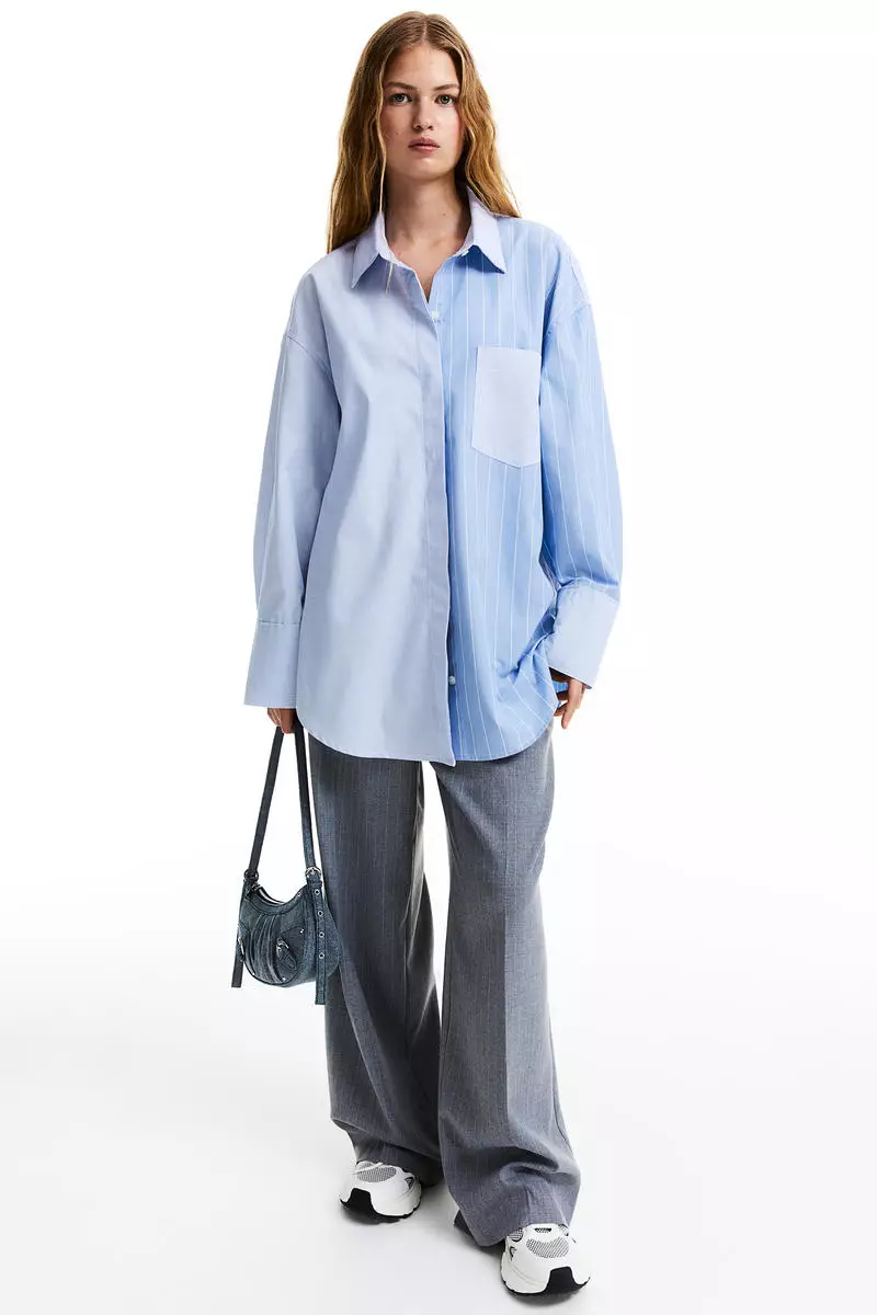oversized poplin shirt