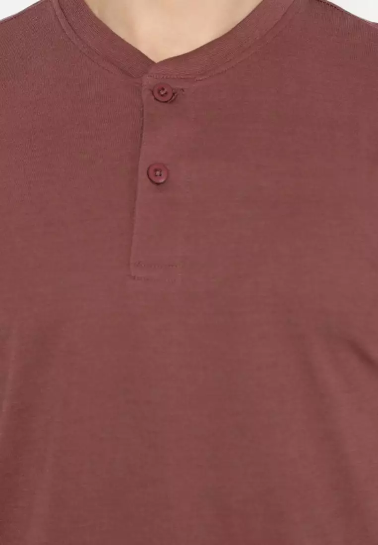 MATSUDA Kaos Polo Henley Nihama