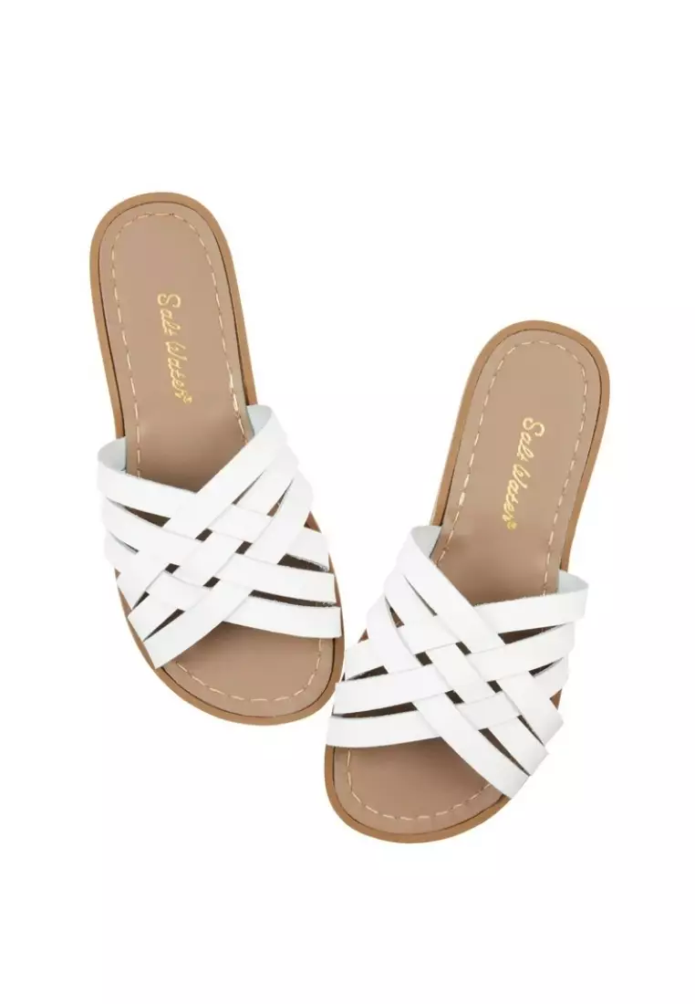 Discount on Salt-Water  shoes - SKU: Salt-Water Retro Slide White 232