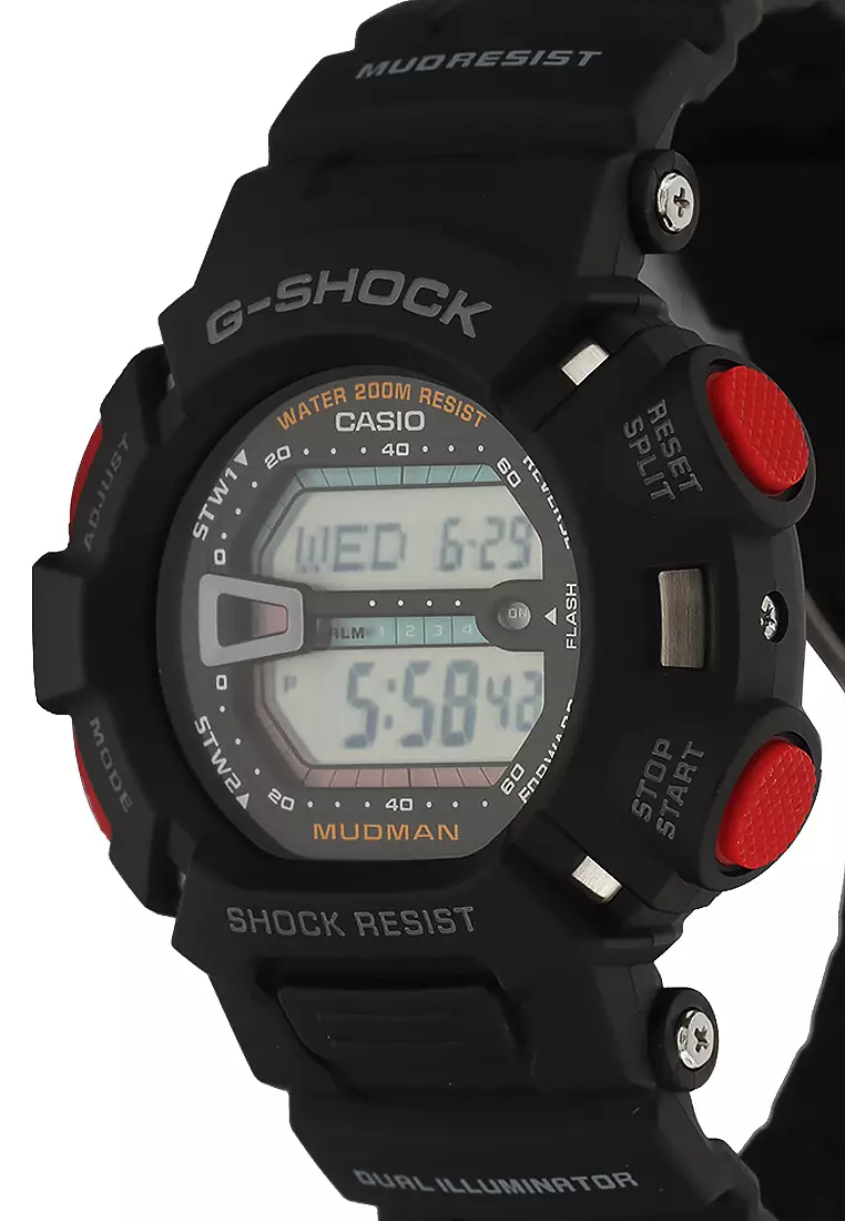 Jual G SHOCK G shock Men Digital G 9000 1VDR Black Original 2024