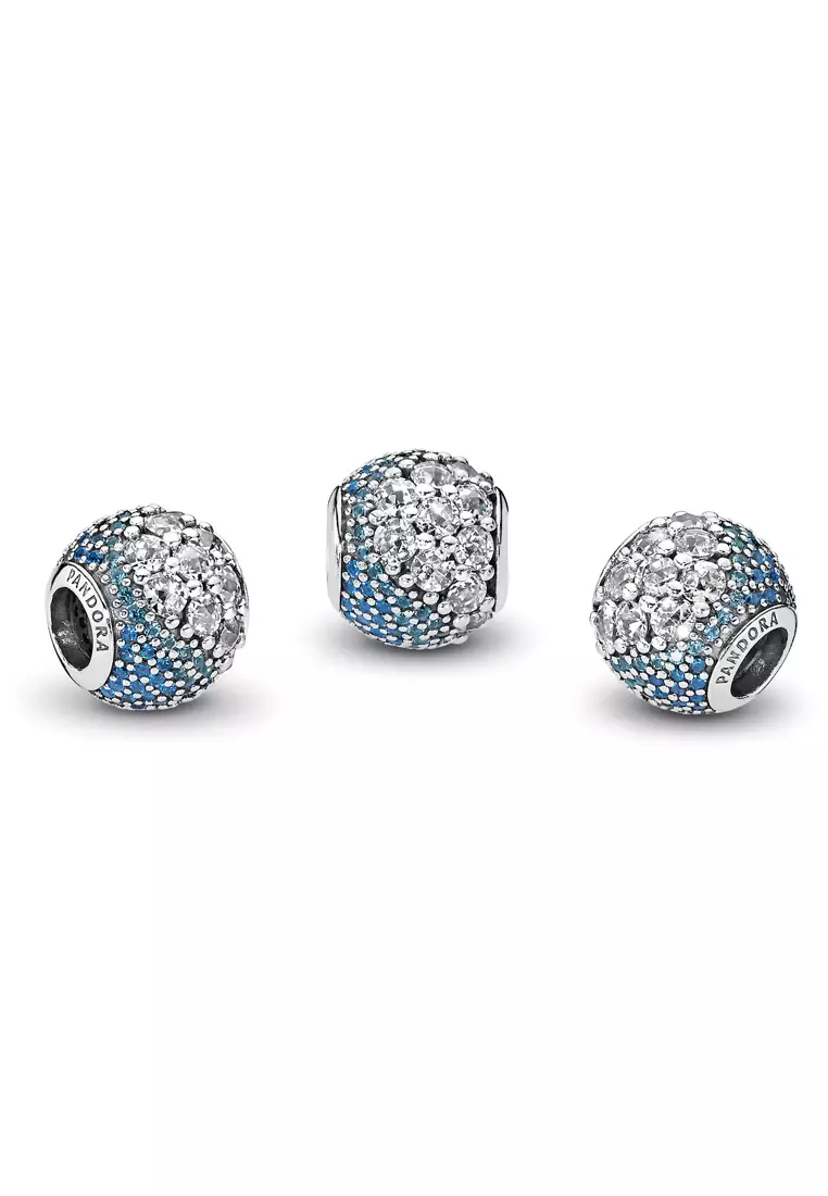 Pandora blue enchanted pave charm sales