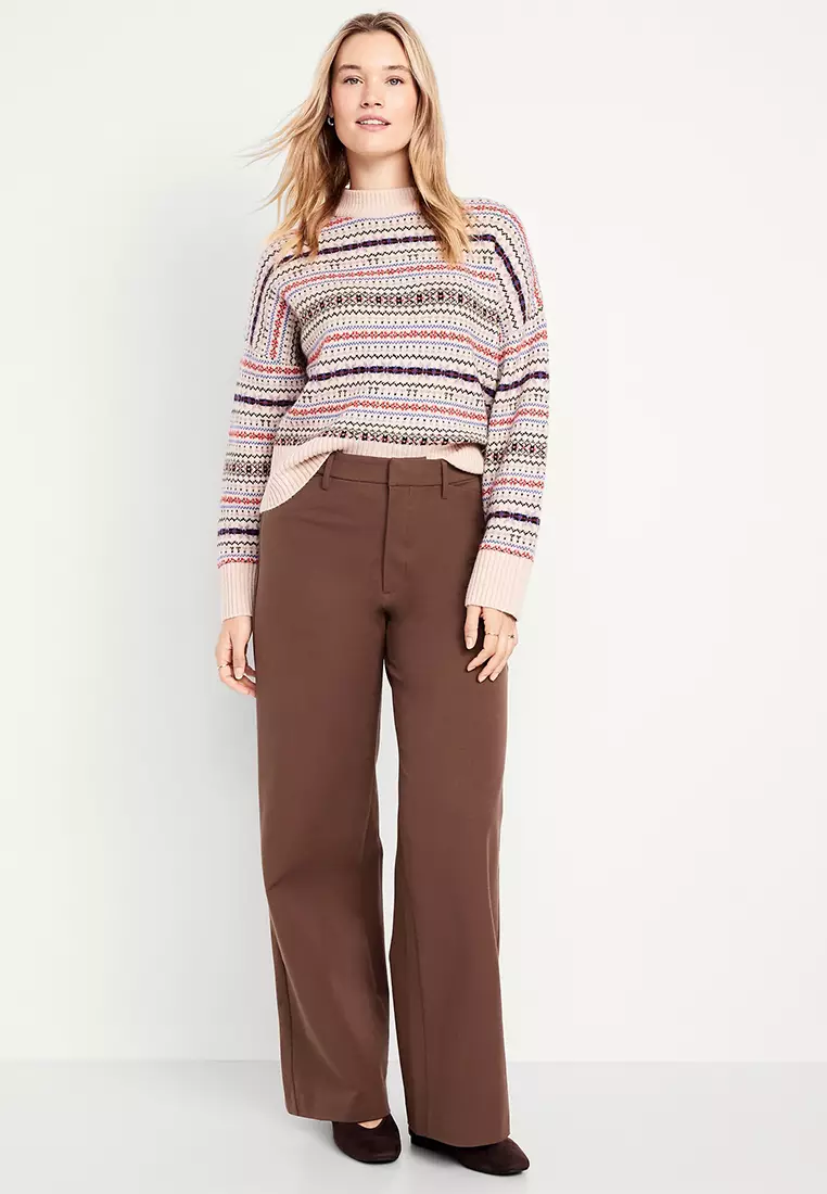 High-Waisted Pixie Super Wide-Leg Pants