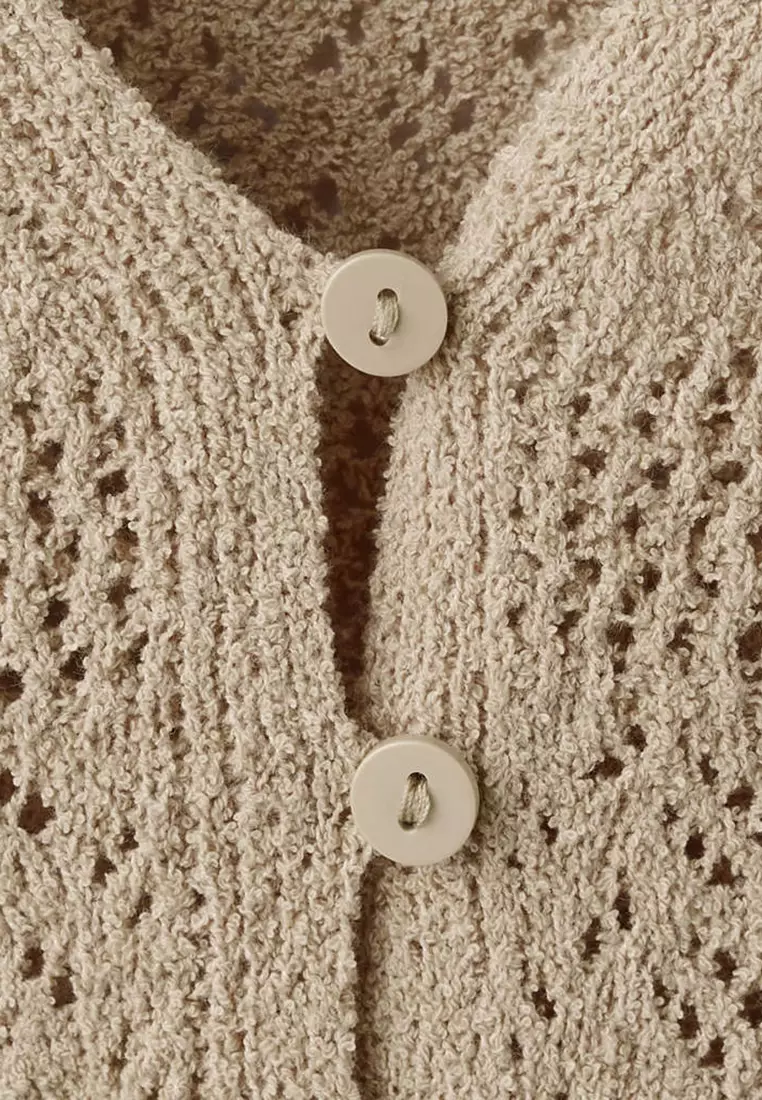 Crochet Buttoned Gilet