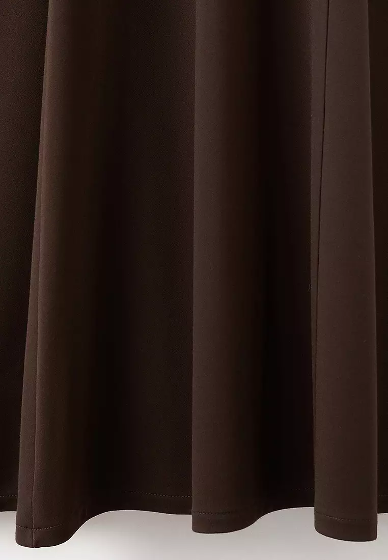 Flared Midi-Dress